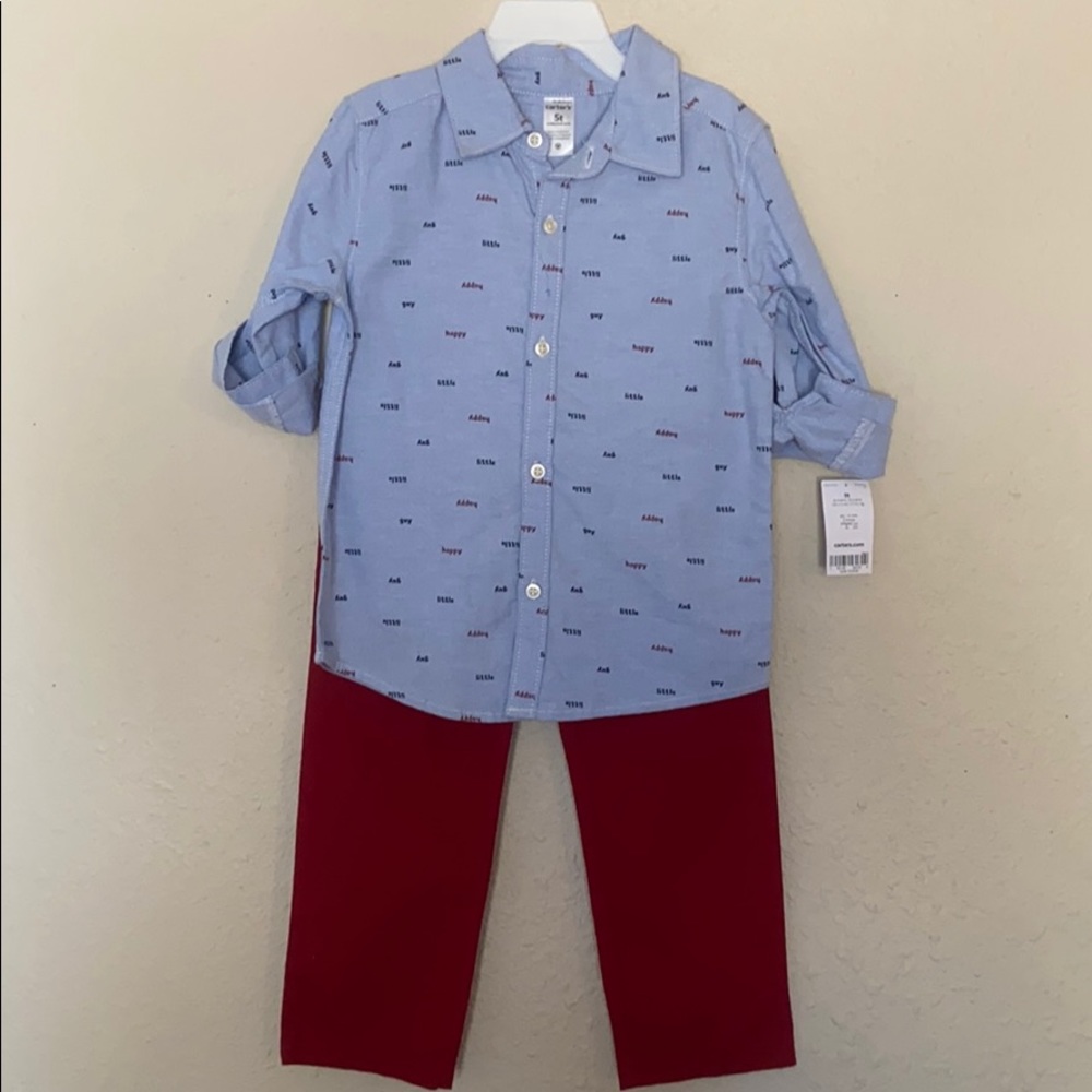💙 NWT Cárter’s 2 pieces PW- VC Size 5T.